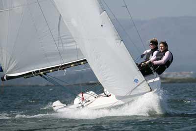 Gran jornada para la gallega Támara Echegoyen al ganar todos sus enfrentamientos en el nacional de Match Race femenino