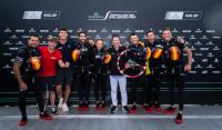 Diego Botín y el equipo Spain SailGP en lo más alto del Rolex SailGP Championship tras imponerse el domingo en Nueva York.