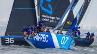 El francés Paprec aprovechó el único asalto del viernes para ponerse al frente del Mundial de TP52