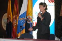 Anna Corbella desgranó sus vivencias en la Barcelona World Race en el RC Náutico de Gran Canaria