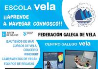 Arranca la escuela de vela en el Centro Galego de Vela