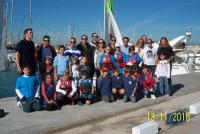 Buen viento y buena mar en la segunda jornada de los Jocs Esportius de Vela de Valencia, en la Escuela de Vela de Canet de Berenguer