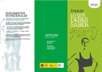 Campaña de difusión de la Agencia Española de Protección de la Salud en el Deporte Campaña de difusión de la Agencia Española de Protección de la Salud en el Deporte