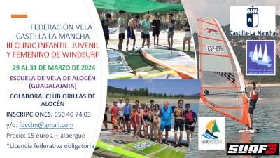 Clinic de tecnificación de windsurf en Alocén (Guadalajara)