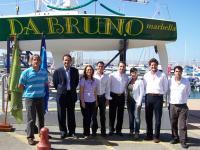 Da Bruno promocionará el nombre de 'Marbella' en el Mundial de vela platú 25 en Alicante