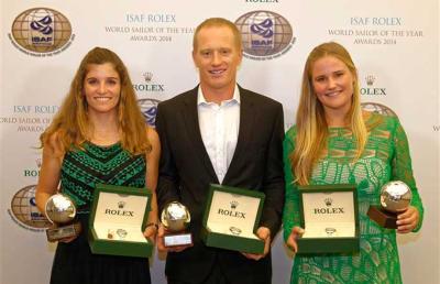 El australiano James Spithill y las brasileñas Martine Grael y Kahena Kunze mejores regatistas del mundo ISAF Rolex 2014 El australiano James Spithill y las brasileñas Martine Grael y Kahena Kunze mejores regatistas del mundo ISAF Rolex 2014