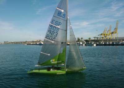 El equipo preparalímpico de vela Iberdrola afronta su primer examen tras una intensa preparación El equipo preparalímpico de vela Iberdrola afronta su primer examen tras una intensa preparación