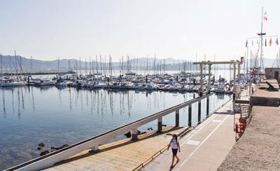 El Monte Real Club de Yates se convierte en  puerto de partida del Camino de Santiago por mar