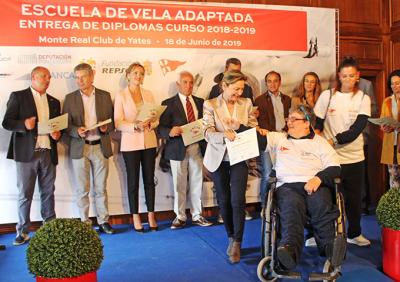 El Monte Real Club de Yates sigue consolidándose como referente de la vela inclusiva en Galicia El Monte Real Club de Yates sigue consolidándose como referente de la vela inclusiva en Galicia