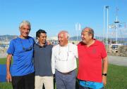 El Monte Real recibe en Baiona a la tripulación del Pequod en su Camino Azul El Monte Real recibe en Baiona a la tripulación del Pequod en su Camino Azul