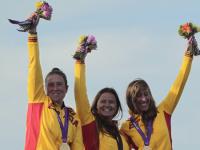 El Museo de la VOR recibe a las campeonas olímpicas de Match Race en Londres 2012