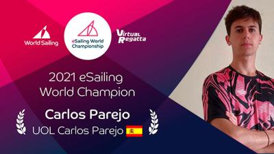 El regatista del Club Náutico Sevilla Carlos Parejo, campeón de mundo de vela virtual. El regatista del Club Náutico Sevilla Carlos Parejo, campeón de mundo de vela virtual.
