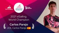 El  regatista del Club Náutico Sevilla Carlos Parejo, campeón de mundo de vela virtual. 