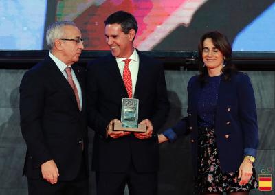 Fernando Echávarri recibe el Premio a los Valores Olímpicos del COE