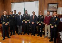 Firma  del convenio Escuela Militar y Asociación galega de Barcos Clásicos e de Época