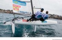 Iker, Tara e Ivan Pastor, representantes Movistar en la Semana Olimpica Francesa