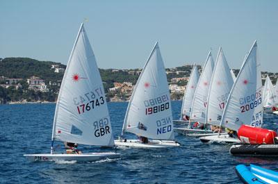 Importante preinscripción francesa y holandesa en el Euro Laser Masters Cup  2012 de Calella de Palafrugell   