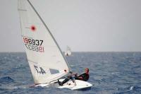 Kevin Cabrera parte con opciones en el Campeonato de España de vela de clase laser 4.7