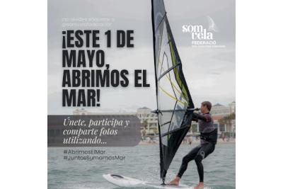 La Federació de Vela de la Comunitat Valenciana celebrará el 1 de mayo abriendo el mar a la ciudadanía La Federació de Vela de la Comunitat Valenciana celebrará el 1 de mayo abriendo el mar a la ciudadanía