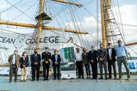 La Iacobus Maris recibe en Vigo al “Pelican of London”, que participará el próximo año en la ruta Xacobea marítima más larga de la historia