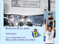 La pre-olímpica pontevedresa Támara Echegoyen dará una Charla-coloquio en el club donde aprendió a  navegar, en el Real Club de Mar de Aguete 