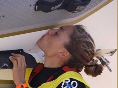 La regatista sevillana Blanca Manchón (ESP-1) se encuentra a un paso de seguir haciendo historia para la vela española. La regatista sevillana Blanca Manchón (ESP-1) se encuentra a un paso de seguir haciendo historia para la vela española.
