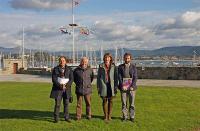 La secretaria xeral para o Deporte de la Xunta de Galicia renovó apoyo con la Escuela de Vela Adaptada del Monte Real Club de Yates