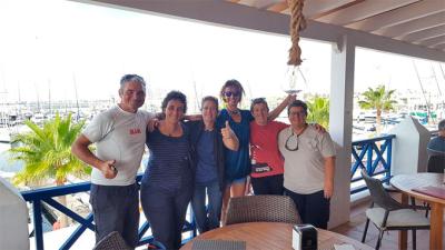 La travesía contra el cáncer de Ocean Dream llega a Lanzarote La travesía contra el cáncer de Ocean Dream llega a Lanzarote