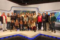 La visita a Torrespaña de TVE marcó la última actividad del Equipo Olímpico Español de Vela