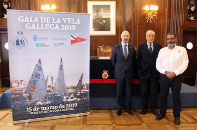 Presentación en el Real Club Náutico de La Coruña de la Gala de la Vela Gallega 2018