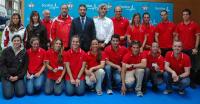 Sanitas, con el equipo olímpico español de vela