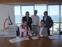 Santander 2014 y Mutua Montañesa firman un convenio para regular la asistencia sanitaria durante los días que se celebre el Campeonato