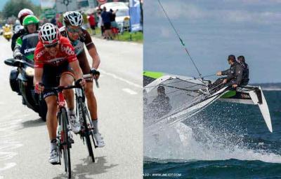 Tour de France, ¿a vela o en bicicleta? Tour de France, ¿a vela o en bicicleta?