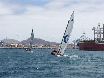 Un nuevo fin de semana de mucha actividad en la vela Latina Canaria fuera y dentro de la bahía capitalina. 