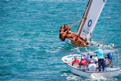 Un total de 14 embarcaciones participaran en la temporada 2018 de Vela Latina Canaria de botes. 