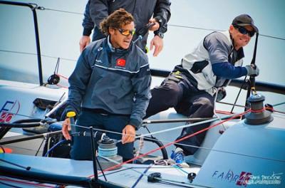 Víctor Mariño del Team Sperry en las Farr 40 East Coast Championship en Annapolis Víctor Mariño del Team Sperry en las Farr 40 East Coast Championship en Annapolis
