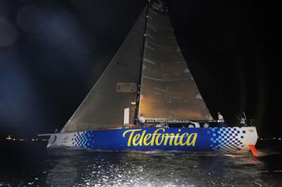 Declaraciones del patron del Telefonica azul, Iker Martinez, y el capitan, Bouwe Bekking Declaraciones del patron del Telefonica azul, Iker Martinez, y el capitan, Bouwe Bekking