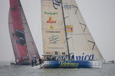 Las regata de Quingdao vista por el Telefónica Las regata de Quingdao vista por el Telefónica
