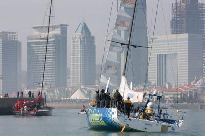 Segunda intentona fallida. Tampoco la jornada del domingo ha sido fructífera para la flota de la Volvo Ocean Race, Segunda intentona fallida. Tampoco la jornada del domingo ha sido fructífera para la flota de la Volvo Ocean Race,
