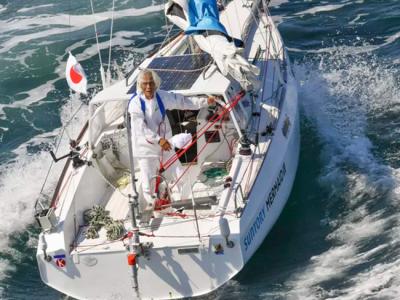 A los 83 años, japonés cruza a vela el Pacífico en solitario A los 83 años, japonés cruza a vela el Pacífico en solitario