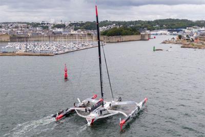 Alex Pella participa en el desafío Finistère Atlantique a bordo del “Actual Ultim 3” Alex Pella participa en el desafío Finistère Atlantique a bordo del “Actual Ultim 3”