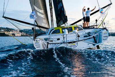 Apivia segundo Imoca de la Transat Jacques Vabre Apivia segundo Imoca de la Transat Jacques Vabre