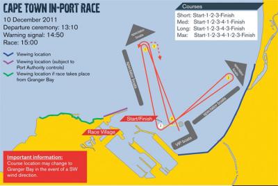 Ciudad del Cabo acoge mañana, sábado 10 de diciembre, la regata V&A Waterfront In-port, segunda prueba costera 