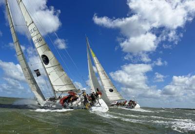 Cuarta etapa de la Ocean Race en Punta del Este con destino Cowes