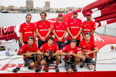 Dia 1 del MAPFRE entrenando en el agua Dia 1 del MAPFRE entrenando en el agua