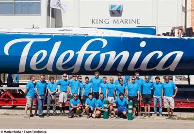 EL EQUIPO TELEFÓNICA LLEGA A MARINA RUBICÓN PARA PREPARAR LA PRÓXIMA EDICIÓN DE LA VOLVO OCEAN RACE EL EQUIPO TELEFÓNICA LLEGA A MARINA RUBICÓN PARA PREPARAR LA PRÓXIMA EDICIÓN DE LA VOLVO OCEAN RACE