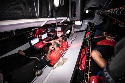 El MAPFRE sigue ganando sur para coger la borrasca antes que nadie El MAPFRE sigue ganando sur para coger la borrasca antes que nadie