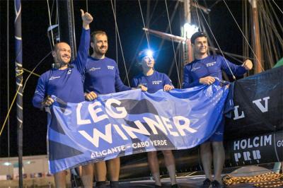 El Team Holcim-PRB llega a Cabo Verde y gana la primera etapa de The Ocean Race El Team Holcim-PRB llega a Cabo Verde y gana la primera etapa de The Ocean Race