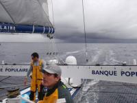 El trimarán de 130' Banque Populaire V en registros del mejor barco transoceánico hasta el momento