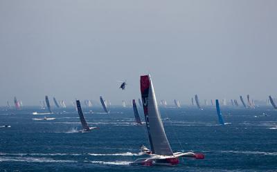 Espectacular salida de la Route du Rhum-Destination Guadeloupe 2018 Espectacular salida de la Route du Rhum-Destination Guadeloupe 2018